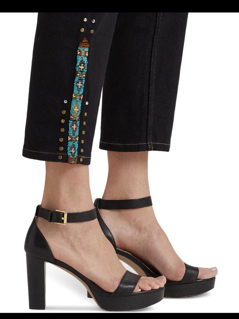 Ralph Lauren beaded jeans - Picture 2 of 8